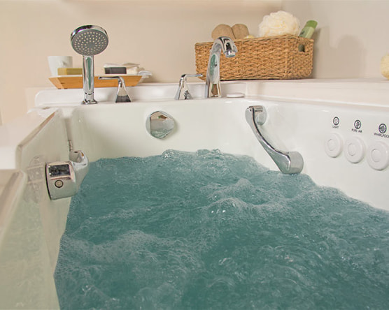 Hydrotherapy walk-in tub